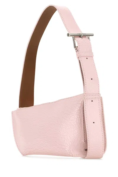 Alexander Mcqueen Pink Leather Sling T-bar Crossbody Bag In Pink