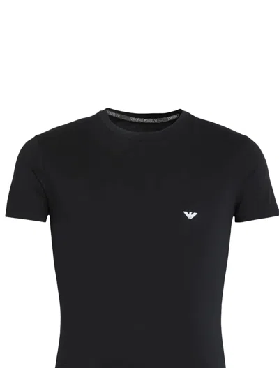 Emporio Armani T Shirts And Polos Black