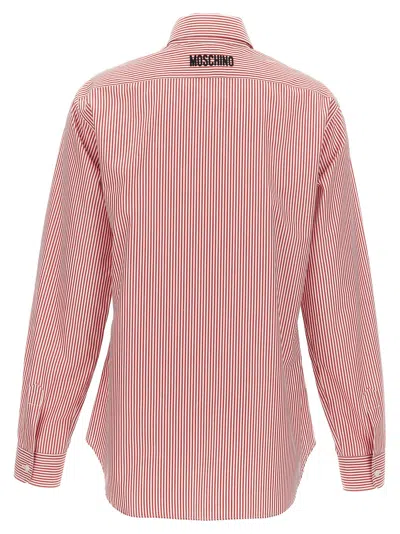 Shop Moschino Oca Shirt, Blouse Red