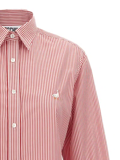 Shop Moschino Oca Shirt, Blouse Red