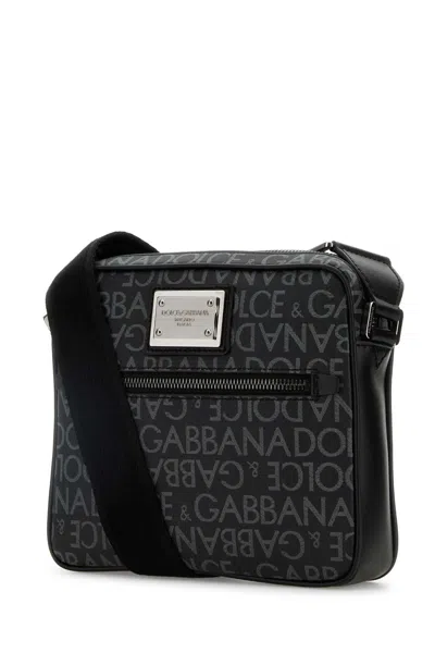 Dolce & Gabbana Printed Jacquard Crossbody Bag