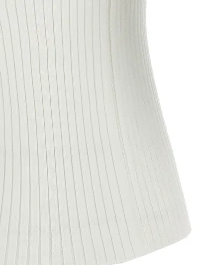 COURRÈGES REEDITION SWEATERS AND CARDIGANS WHITE 