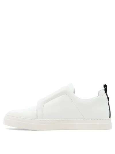 Pierre Hardy Laceless Leather Low-top Sneakers