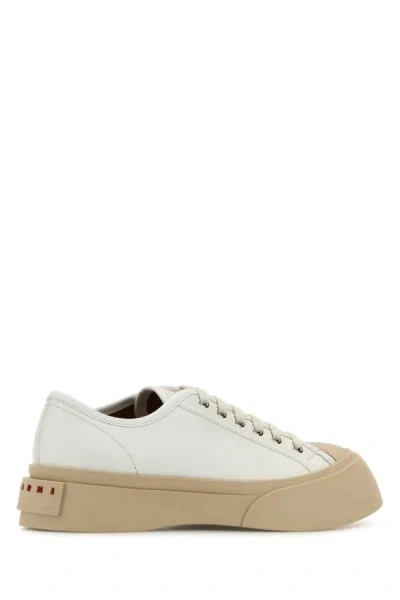 Marni Sneakers Donna Pelle Bianco