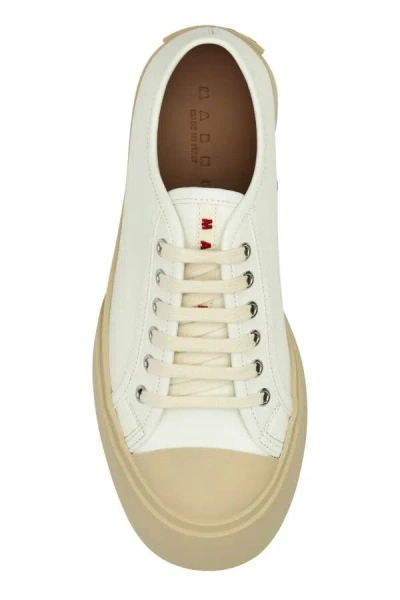 Marni Sneakers Donna Pelle Bianco