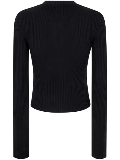 Ann Demeulemeester Terna Short Zipper Cardigan In Black