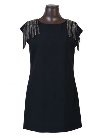 Shop Saint Laurent Dress Black