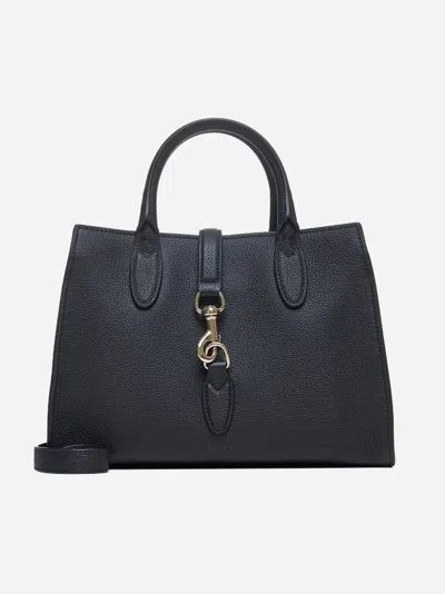 Gucci Structured Tote Bag With Detachable Strap In Black