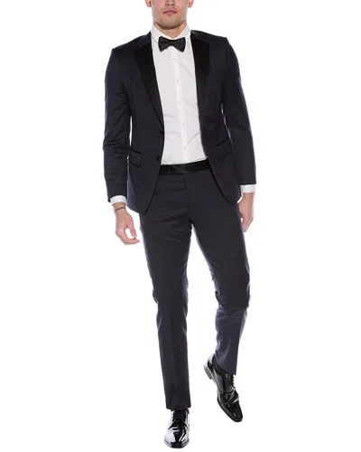 Hugo Boss Slim Fit Wool Suit Jacket In Blue