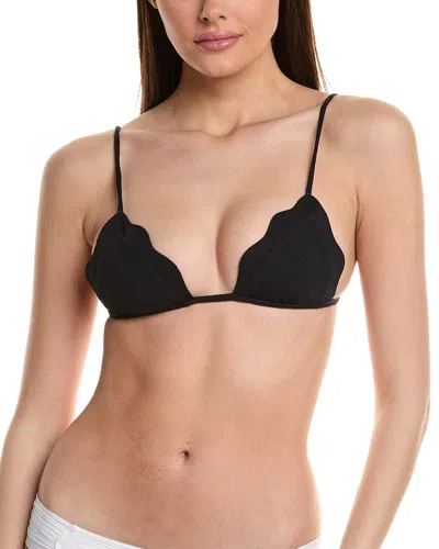 Vix Firenze Lou Paral Triangle Bikini Top In Black