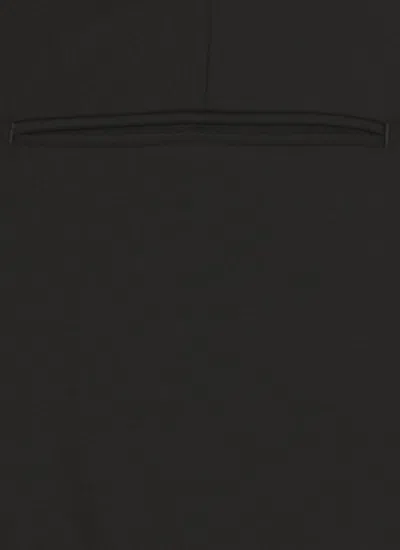 Lardini Tailored Black Virgin Wool Pants In Black