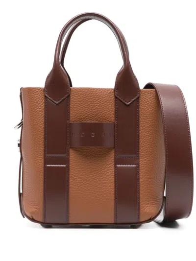 Hogan Pre Script Small Leather Tote Bag In Multi