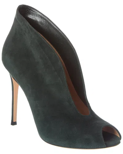 Gianvito Rossi Vamp 150 Suede Mule In Green