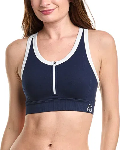 Shop Alala Barre Zip Bra In Multi