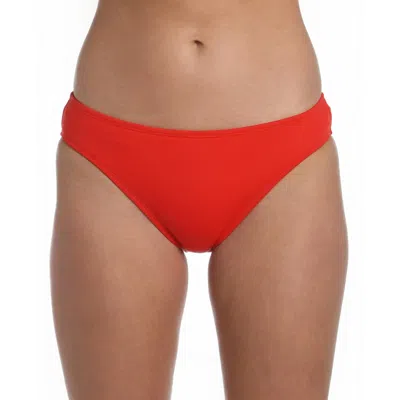 La Blanca Swimwear Island Goddess Womens Bikini Hipster Swim Bottom Separates In Red