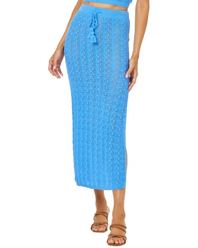 L*space Sweet Talk Open Stitch Cover-up Midi Skirt In Multi