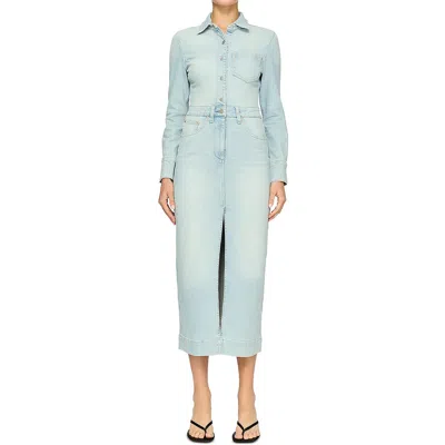 Dl1961 Freja Denim Maxi Dress In Multi