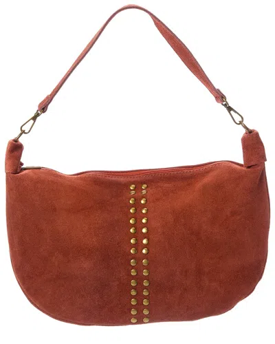 Persaman New York Francesca Leather Shoulder Bag In Brown
