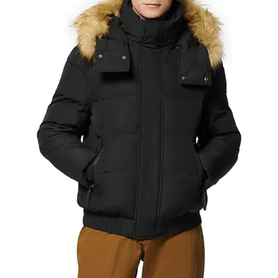 Marc New York Men's Umbra Faux Fur-trim Down Parka In Black