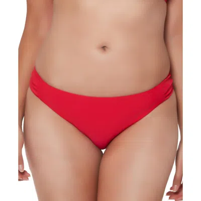 Bar Iii Womens Solid Bikini Swim Bottom Separates In Pink