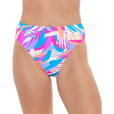 Salt + Cove Womens Printed High-cut Swim Bottom Separates In Multi