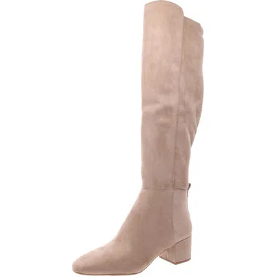 Michael Michael Kors 40f4bnmbfs Womens Logo Man Made Over-the-knee Boots In Brown