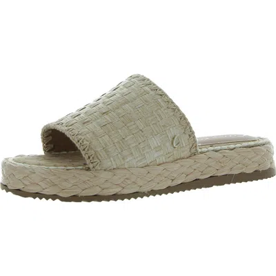 Shop Circus By Sam Edelman Wallis Womens Braided Manmade Slide Sandals In Beige