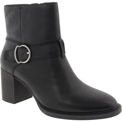 Lucky Brand Achelle Womens Leather Bootie Mid-calf Boots In Black