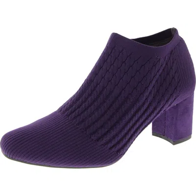 Impo Women's Noeva Stretch Knit Ankle Bootie With Memory Foam Women's Shoes In Yellow