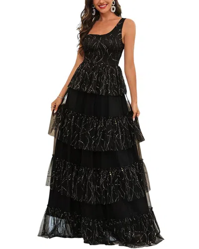 Amanda Royal E Maxi Dress In Black