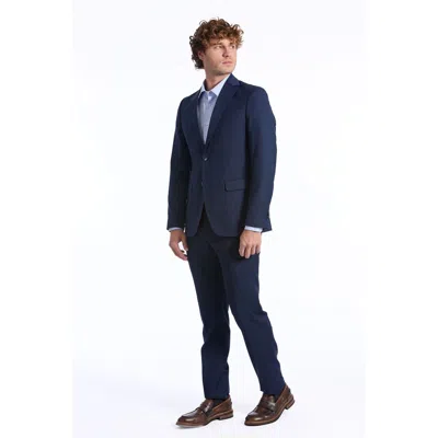 Baldinini Trend Blue Wool Men Suit In Blue