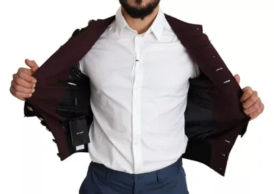 Dolce & Gabbana Black Button Embellished Cotton Blend Jacket In Black