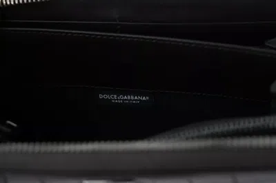 Dolce & Gabbana Brown Exotic Leather Zip Around Continental Clutch Men's Wallet In Brown