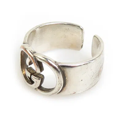 Pre-owned Gucci Silver Silver 925 Band Ring ()