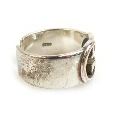 Pre-owned Gucci Silver Silver 925 Band Ring ()
