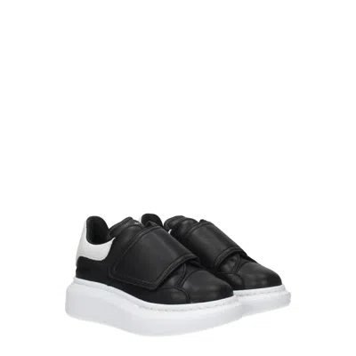 Alexander Mcqueen Idee Regalo Sneakers Kids Uomo Pelle Nero/bianco