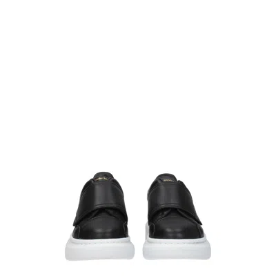 Alexander Mcqueen Idee Regalo Sneakers Kids Uomo Pelle Nero/bianco