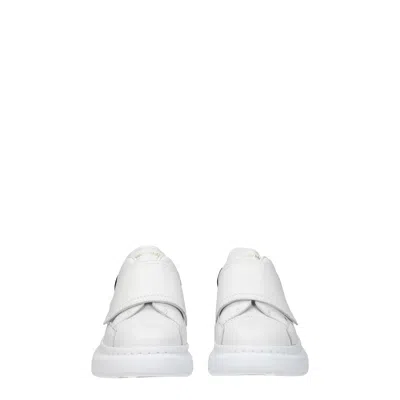 Alexander Mcqueen Idee Regalo Sneakers Kids Uomo Pelle Bianco/nero