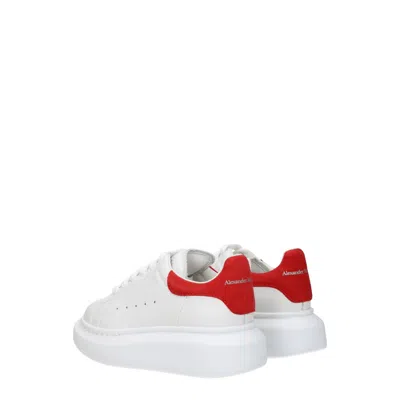 Alexander Mcqueen Idee Regalo Sneakers Kids Uomo Pelle Bianco/rosso