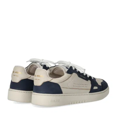 Axel Arigato Men's Sneaker Dice Lo Beige And Black In Leather And Suede With Recycled Materials In Neutral