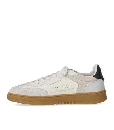 Axel Arigato White Leather And Suede Sneakers Dice T-toe With Recycled Materials