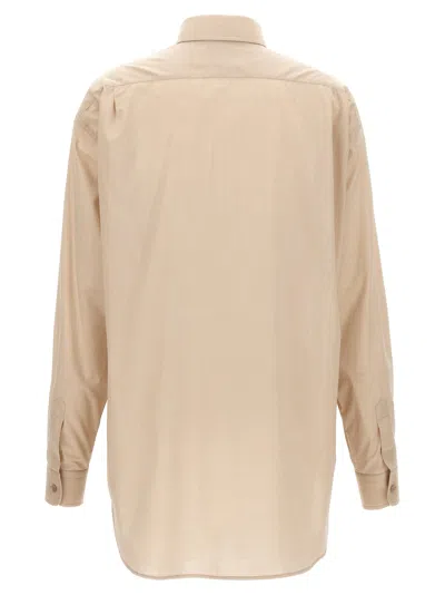 Moschino Slightly Loose-fitting Cotton Shirt With Patch Pocket