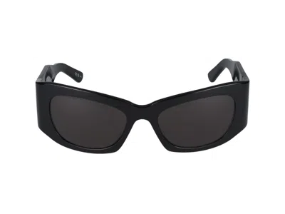 Balenciaga Grey Rectangular Ladies Sunglasses Bb0096s 001 51