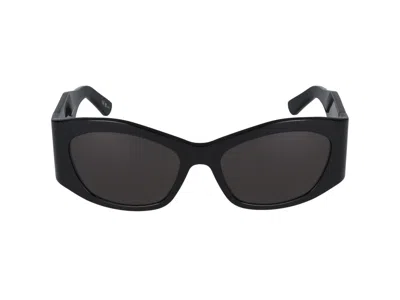 Balenciaga Grey Rectangular Ladies Sunglasses Bb0321s 001 57