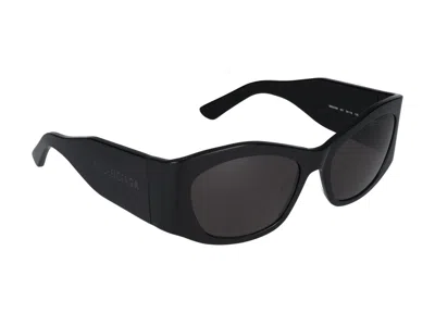 Balenciaga Grey Rectangular Ladies Sunglasses Bb0321s 001 57