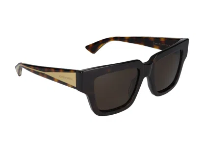 Bottega Veneta Logo-plaque Square-frame Sunglasses