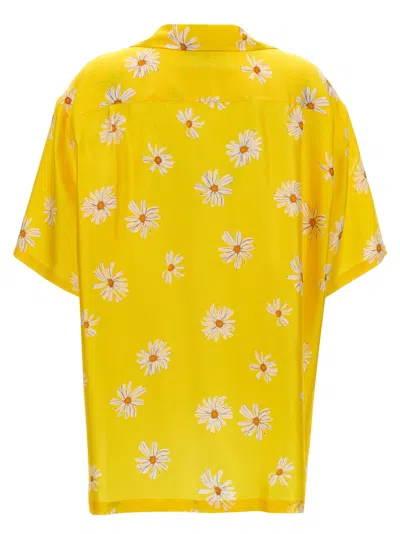 Moschino Floral Pattern Collared Neck Short Sleeves Shirt