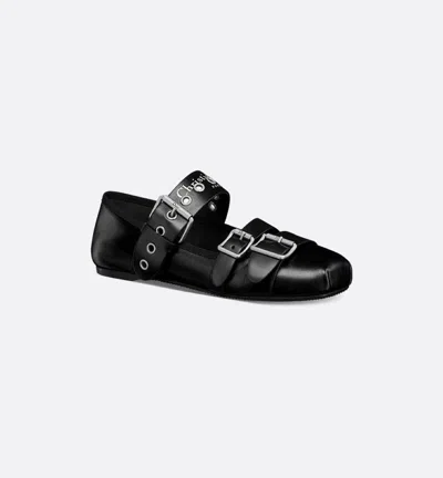 Dior Punk Leather Ballet Flat