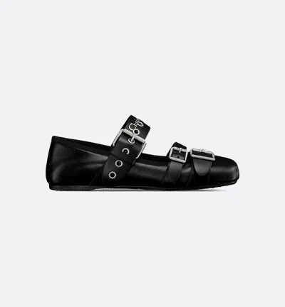 Dior Punk Leather Ballet Flat