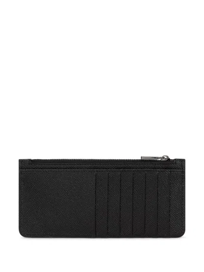 Dolce & Gabbana Calfskin Vertical Card Holder With Logo Tag